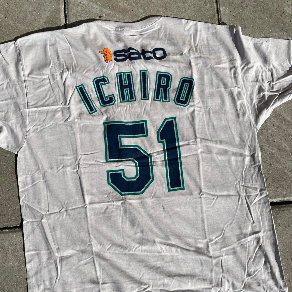 Sato ICHIRO SUZUKI #51 Seattle Mariner's T-Shirt XL